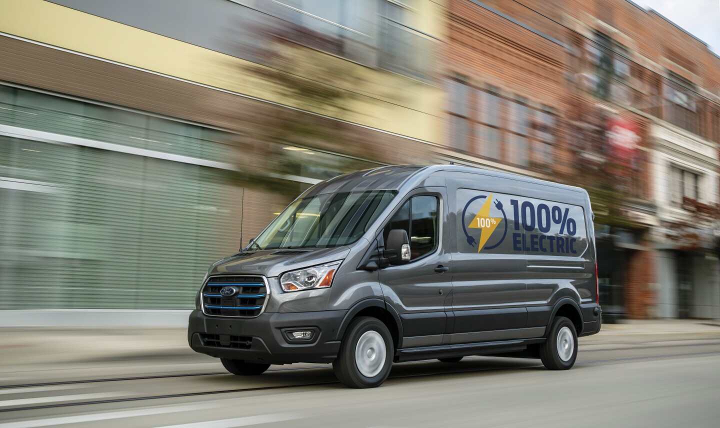 The Ford E-Transit will offer up to 126 miles of range, according to Ford's estimate