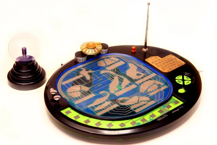 Using a technique known as circuit bending, Reed Ghazala has transformed a talking dinosaur game into a Theremin-like synthesizer