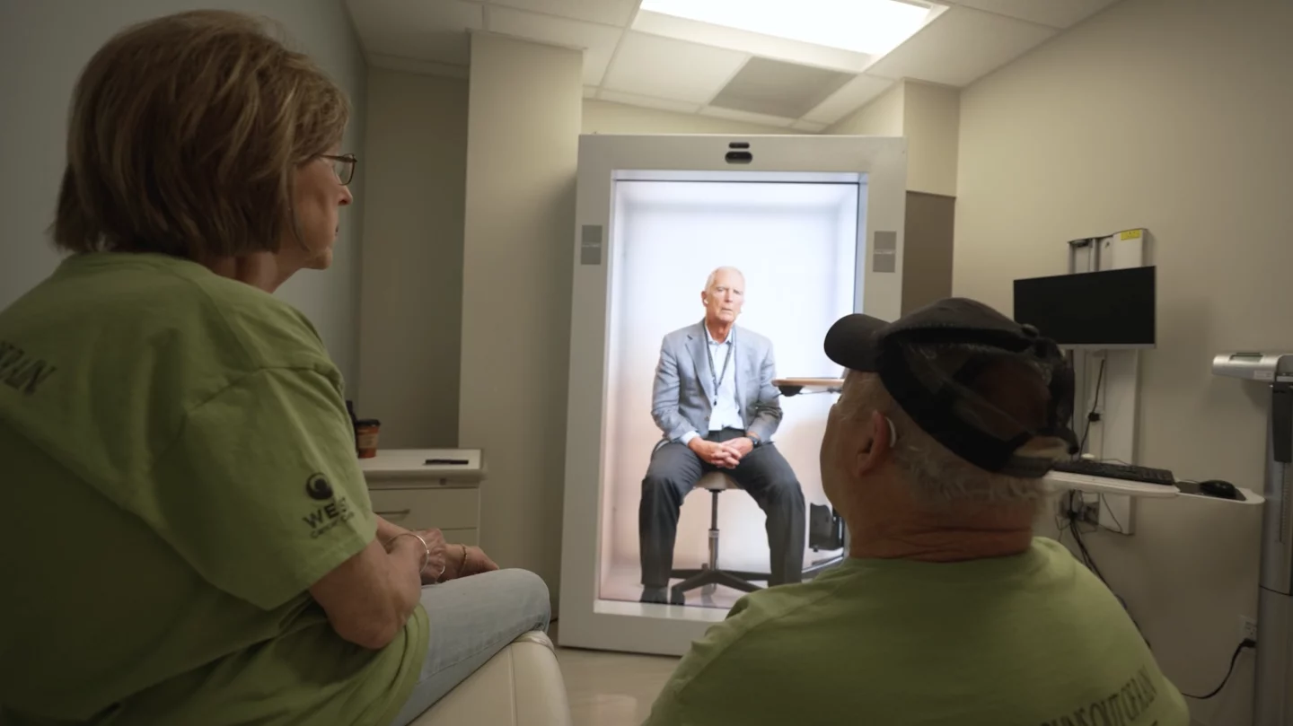 "We are always looking to improve on technology and thought what it would be like if we could beam our specialists to offices in rural communities and with Proto and this Holographic technology, we can do just that," said West Cancer Center's Chief Medical Officer, Dr. Sylvia Richey