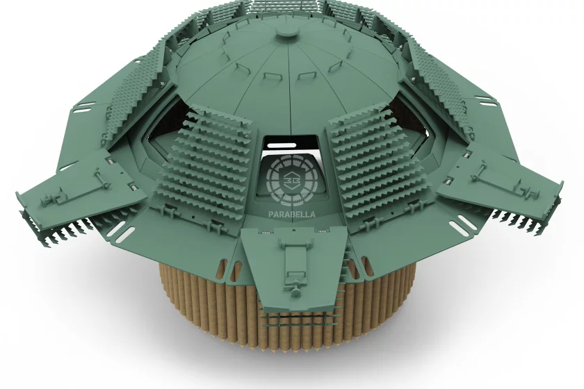 Parabella is a modern take on the pillbox