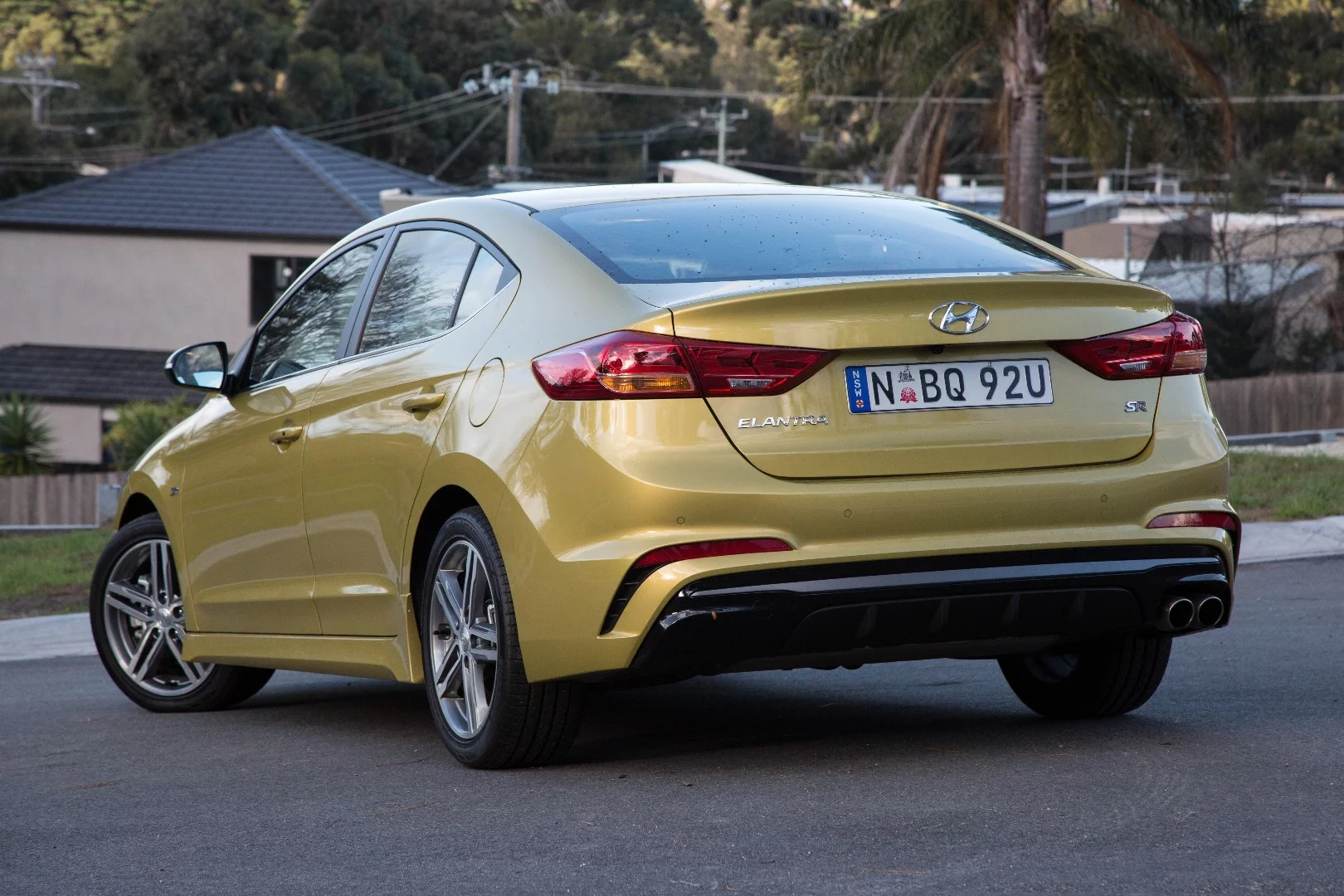 The color of the Elantra SR Turbo won't be to everyone's taste