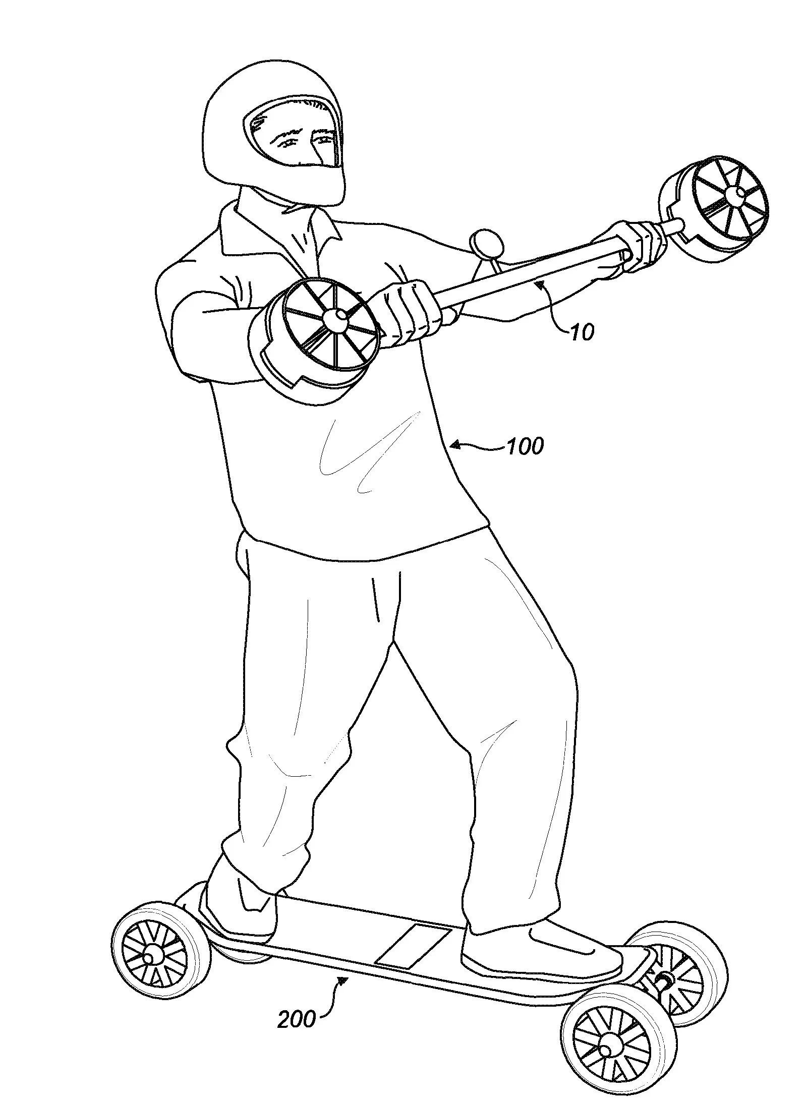 Dreamscience thruster patent sketch
