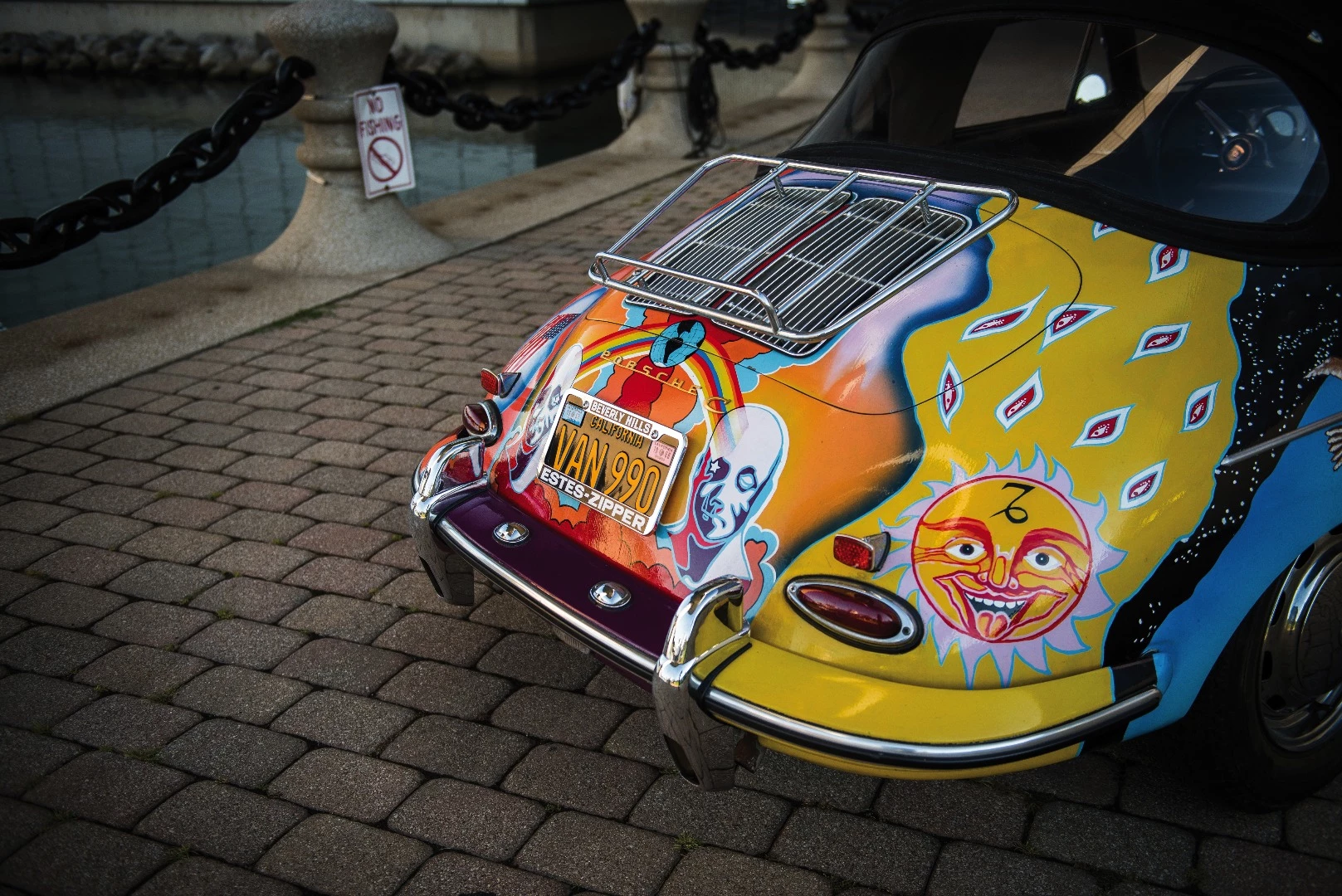 RM-Sotheby's has yet to put an estimate on Janis Joplin’s 1964 Porsche 356 C 1600 SC Cabriolet, and may not do so as it could quite possibly go the same way as the Lennon Roller which Sotheby's sold for ten times it's estimate in 1985. This car is a landmark piece of cultural memorabilia, as original and distinctive as it's owner.