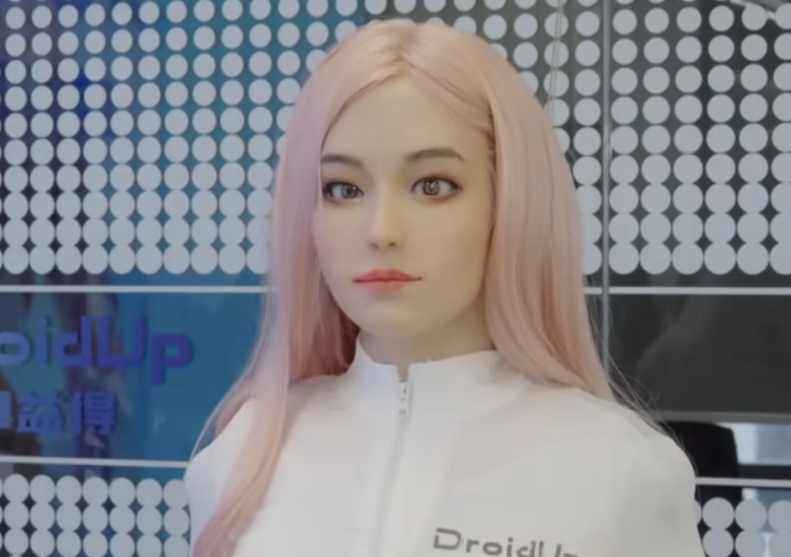 She walks, shows emotion, holds eye contact and is warm – but she's a robot