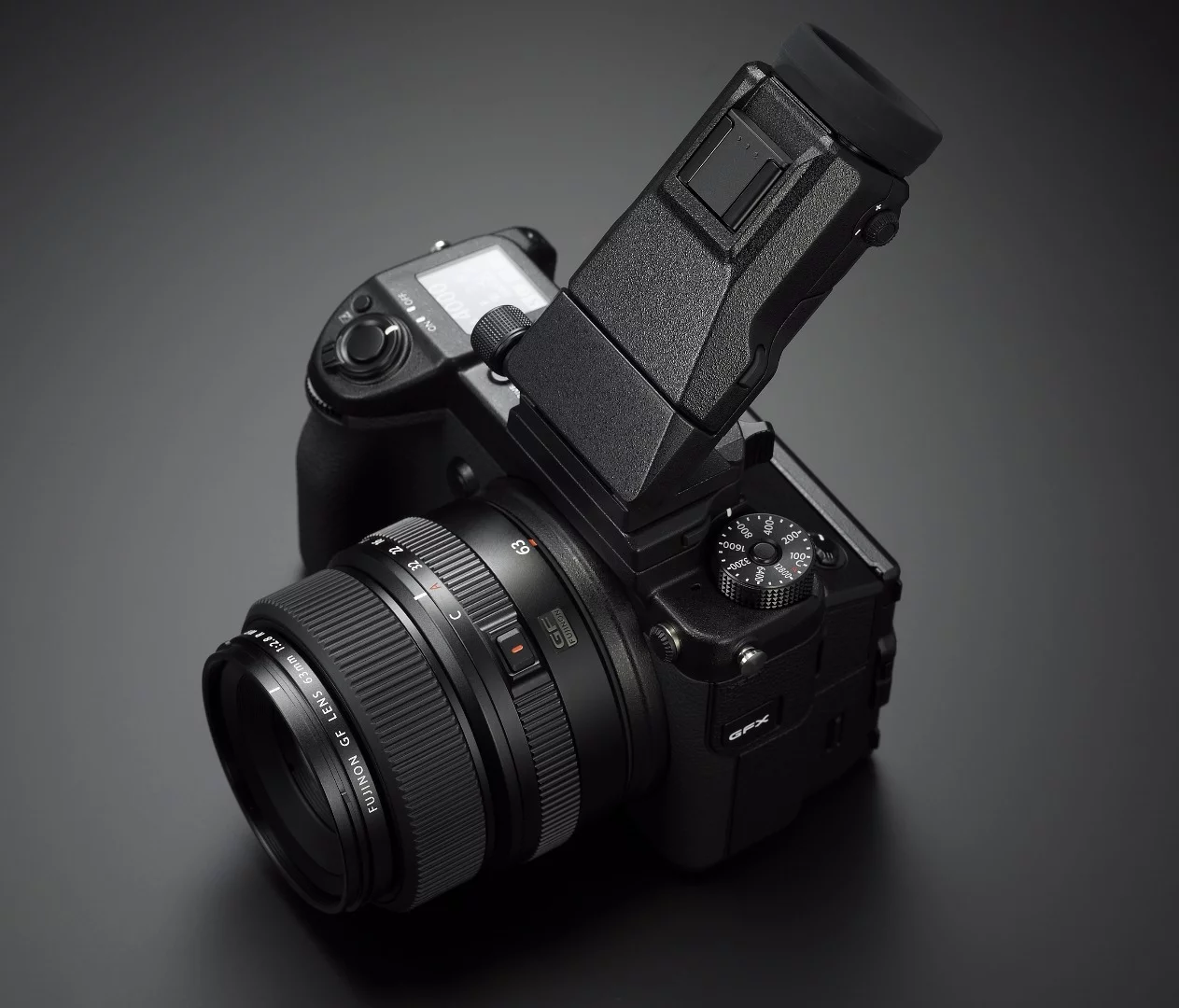 There will be an optional extra which allows you to angle the viewfinder on the Fujifilm GFX 50S