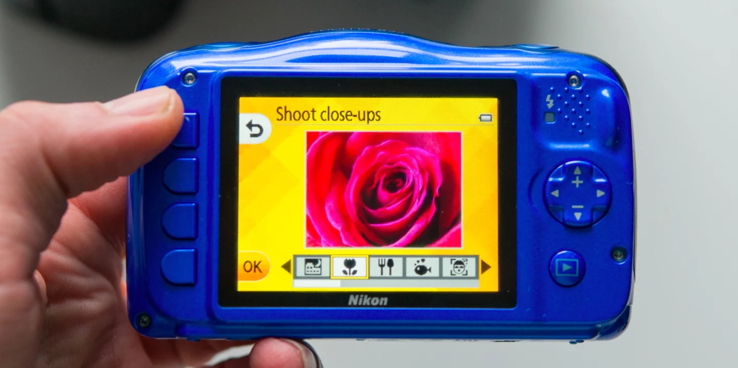 Some cameras feature scene mode settings such as Portrait, Landscape, Close-ups or Sports