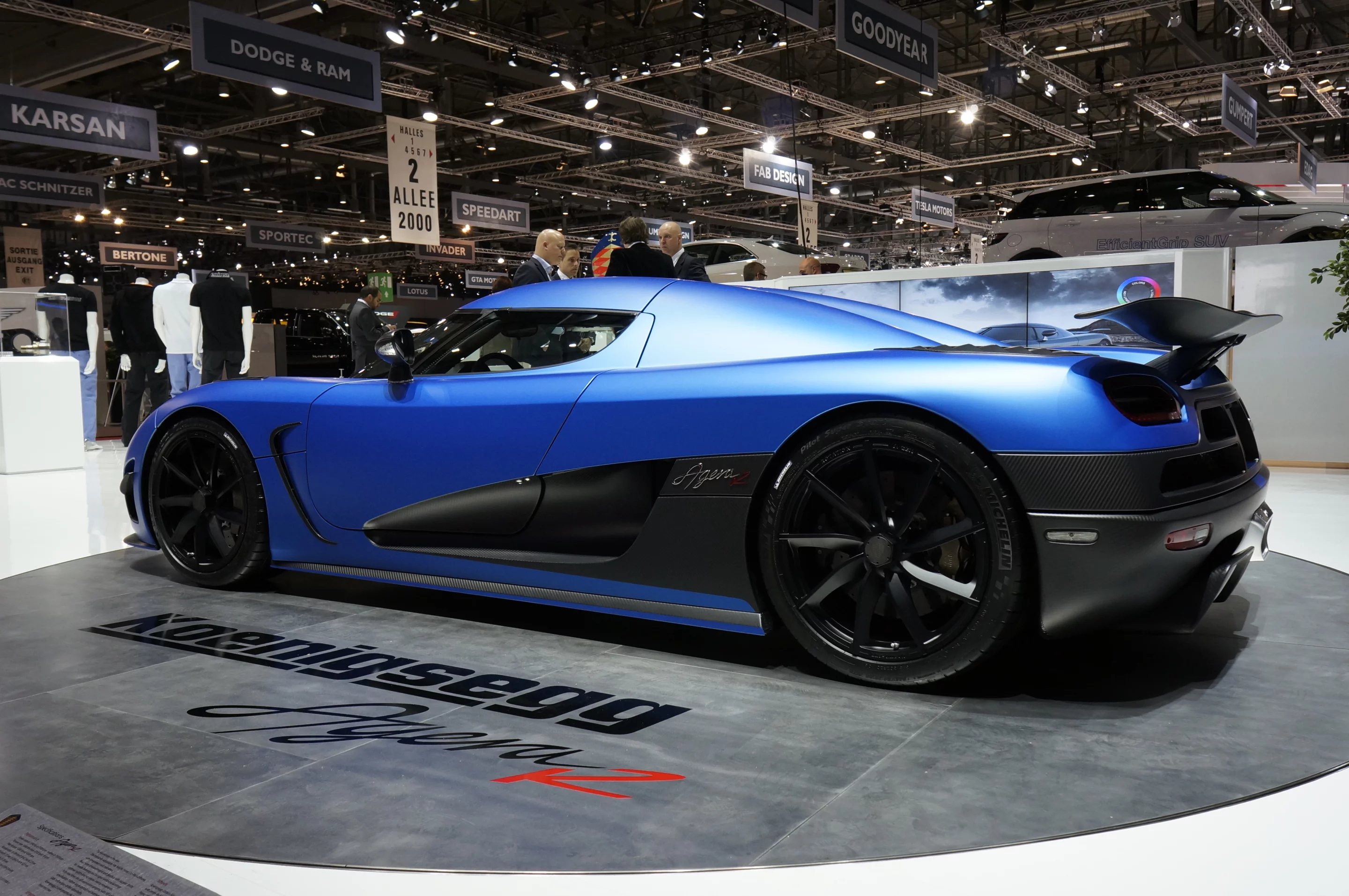 The Agera R on display at Geneva Auto Show 2012