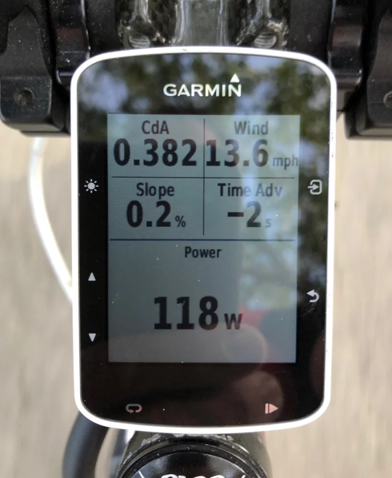 AeroPod data is displayed on either a pair of Raptor Glasses, a compatible ANT+ Garmin bike computer, or via the company's PowerHouse Bike app on a paired smartphone