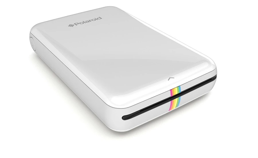The Polaroid Zip prints 2x3-in (5x8 cm) photos using Zero Ink paper from Zink Imaging
