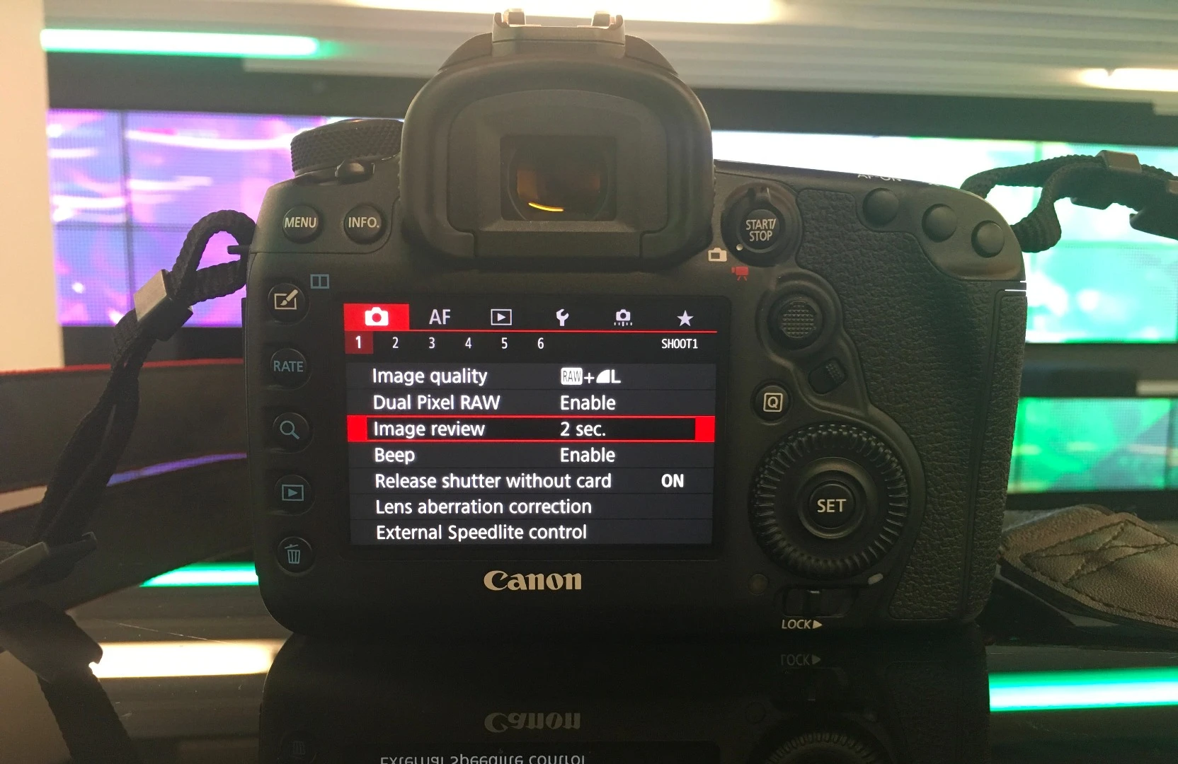 The Canon EOS 5D Mark IV has a familiar menu system