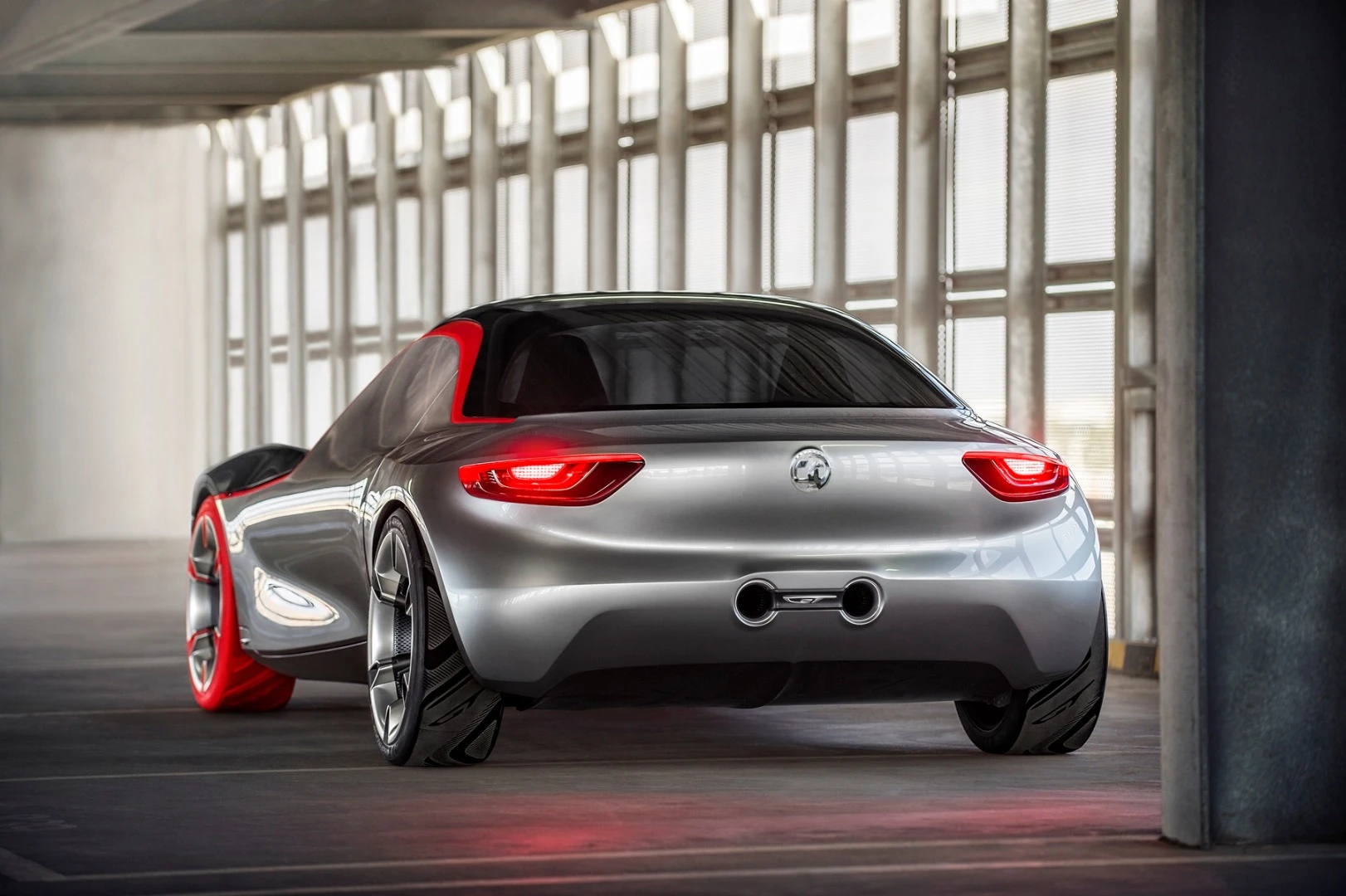 The GT Concept's tail lamps have a three-dimensional design