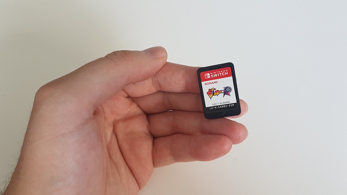 In a clever little safety feature, the tiny game cards have had a bittering agent added to make them taste terrible, to keep kids or pets from putting them in their mouths