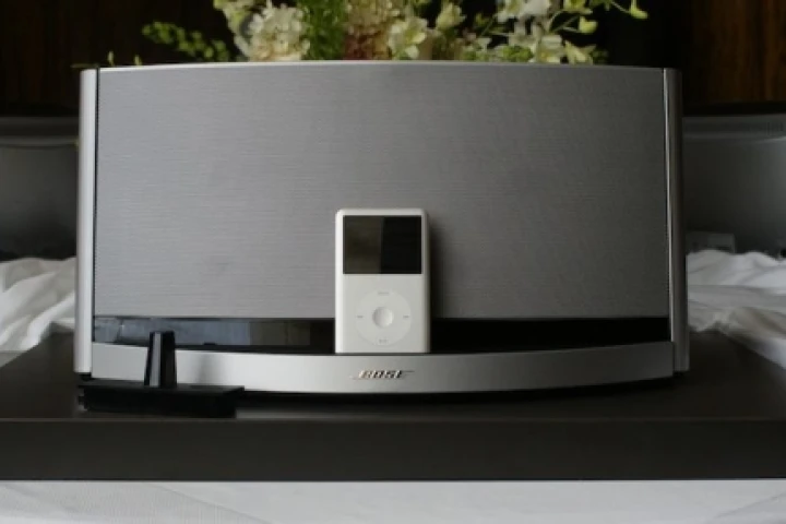 The Bose SoundDock 10 ... big sound from a small package, featuring interchangeable docking and optional Bluetooth connectivity