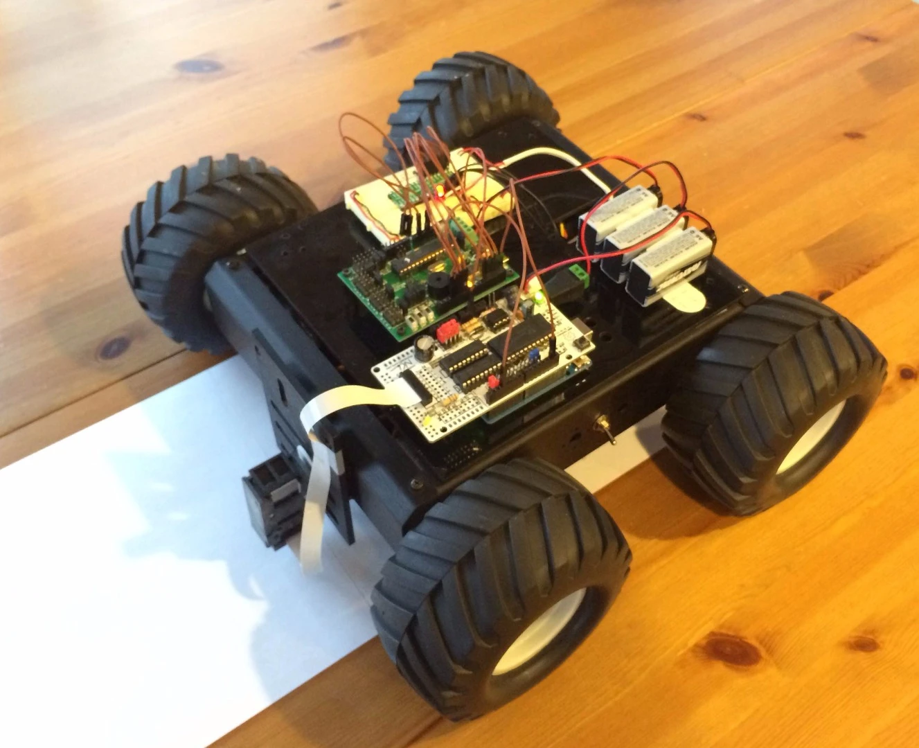 The team's first prototypes were fitted with ink cartridges