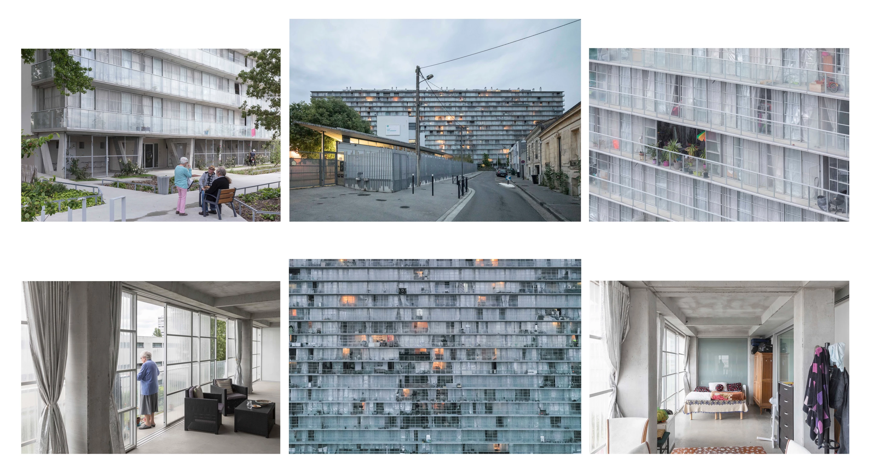 Laurian Ghinitoiu from Romania took these photographs of the GHI transformation project - part of the 'Cité du Grand Parc' in Bordeaux, France, by Lacaton & Vassal, Druot, Hutin. They were entered into the Pcategory