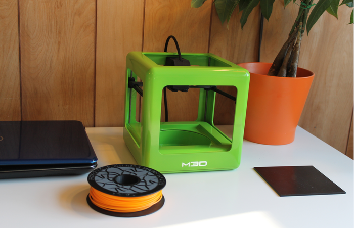 The Micro will ship with a "micro filament" spool – more can be purchased for $12 each (Photo: M3D)