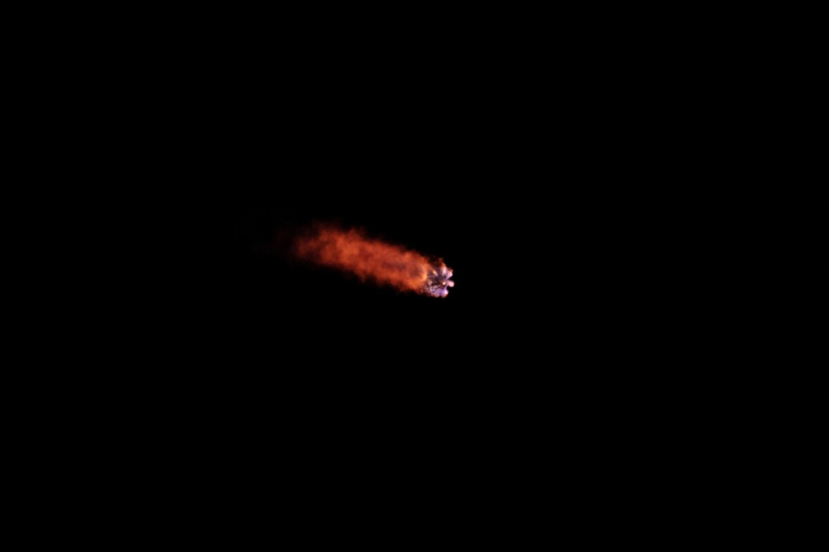 Crew Demo-1 preparing for first stage shutdown