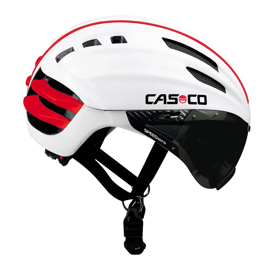 Casco's SPEEDairo helmet with SPEEDmask flip-up visor