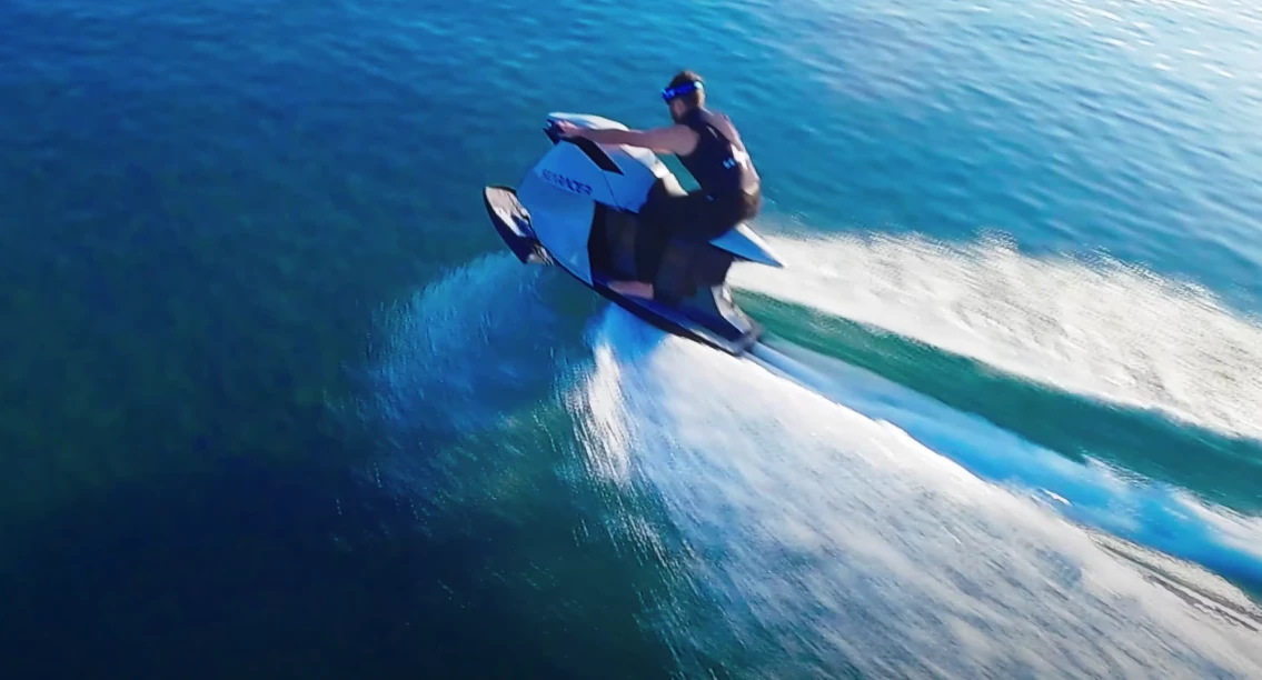With speeds up to 48 mph and handling like an on-water motorbike, the new Searacer promises to bring some thrills to the sea