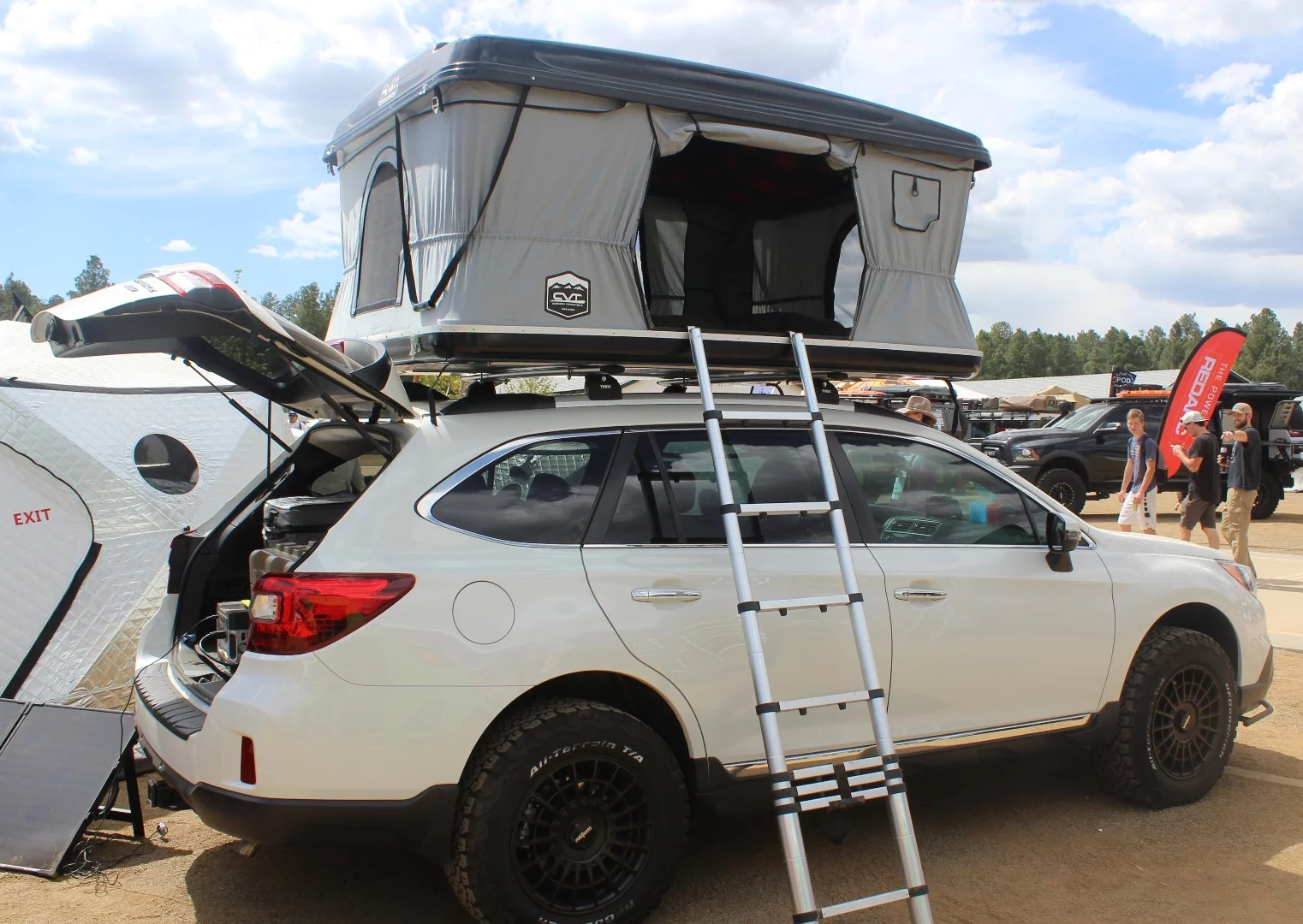 Another sleek Subaru camper rig