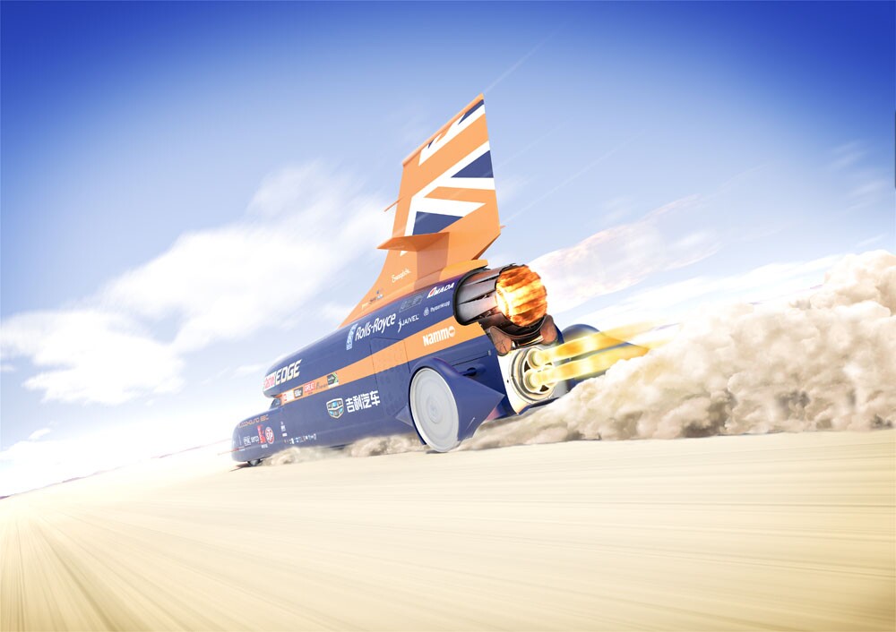 The trial runs will be held at Cornwall Airport Newquay in the UK, and should see the car reaching speeds of up to 200 mph (322 km/h) on the 1.7-mile (2.7-km) runway
