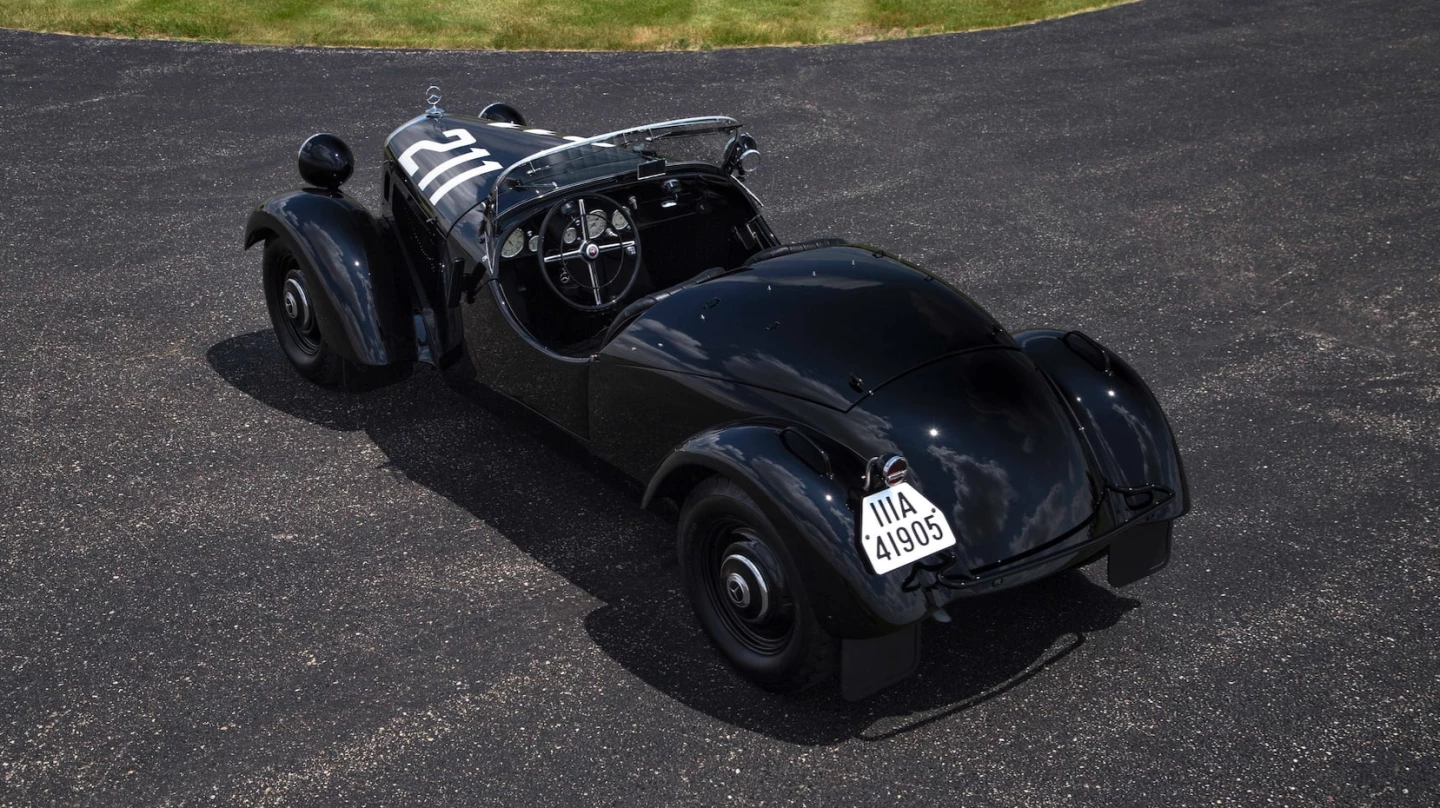 1938 Mercedes-Benz Gelandesport 170VS Alpine Racer | Estimate: from $425,000 to $475,000 | Auction House: Mecum | Official Auction Description