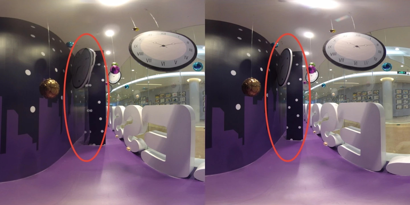 Optical flow stitching smooths out the often jagged transitions between cameras