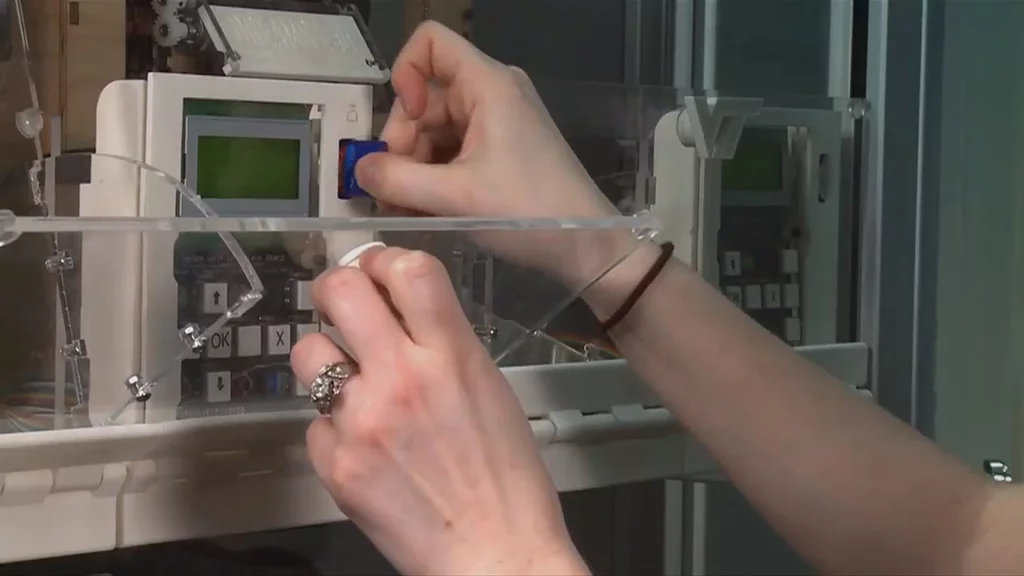 Designs are loaded onto the DreamVendor via SD card