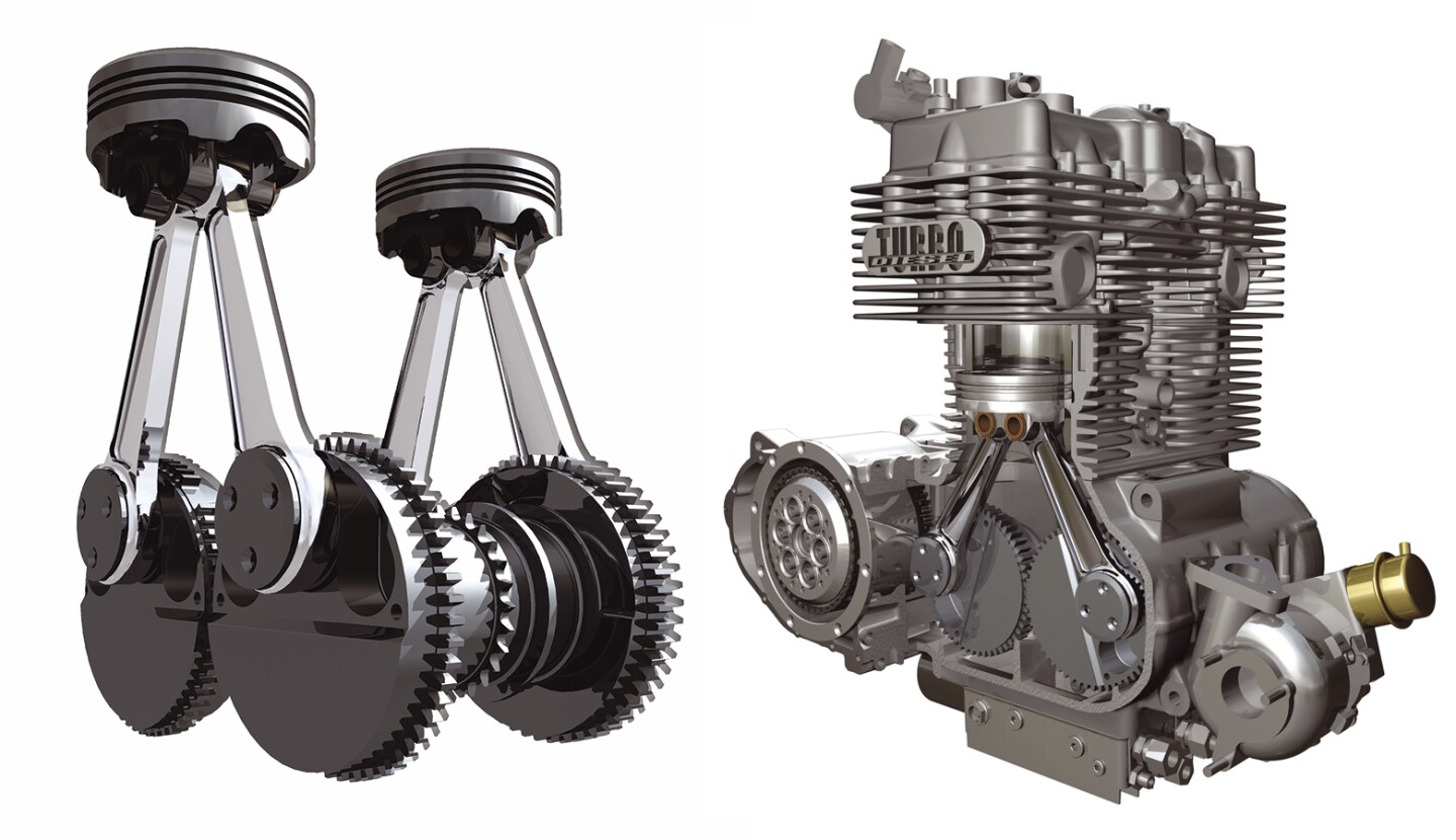 We first became aware of Neander-Motors more than a decade ago when its highly unorthodox diesel engine was demonstrated in a motorcycle. Sadly, the benefits of the design were lost among the eccentricities of the motorcycle marketplace where small unconventional manufacturers are plentiful.