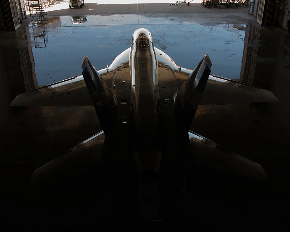 The T-X has a twin-tail design
