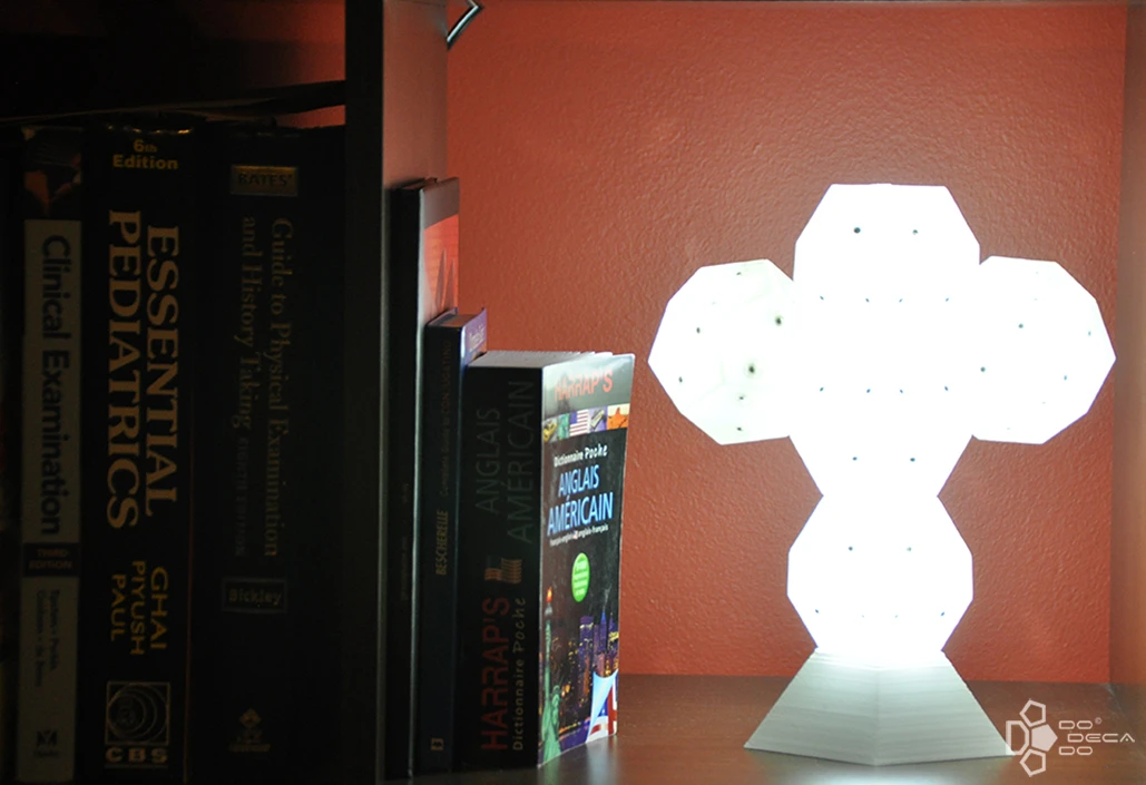 Stackable, customizable Dodecado LED lighting