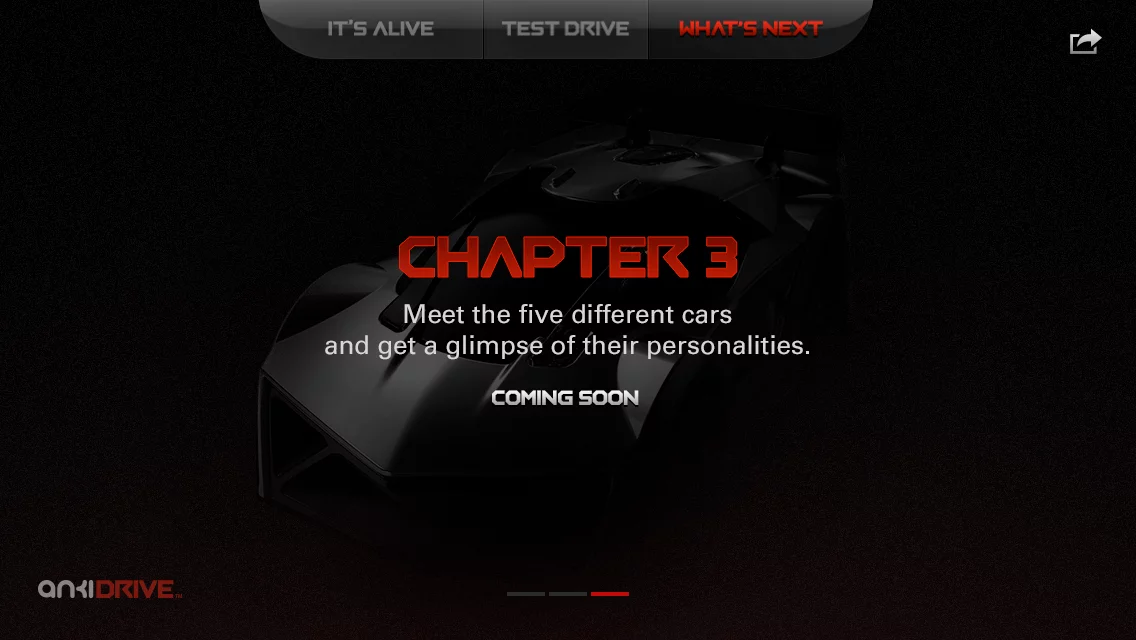 Some aspects of the Anki Drive app are still forthcoming