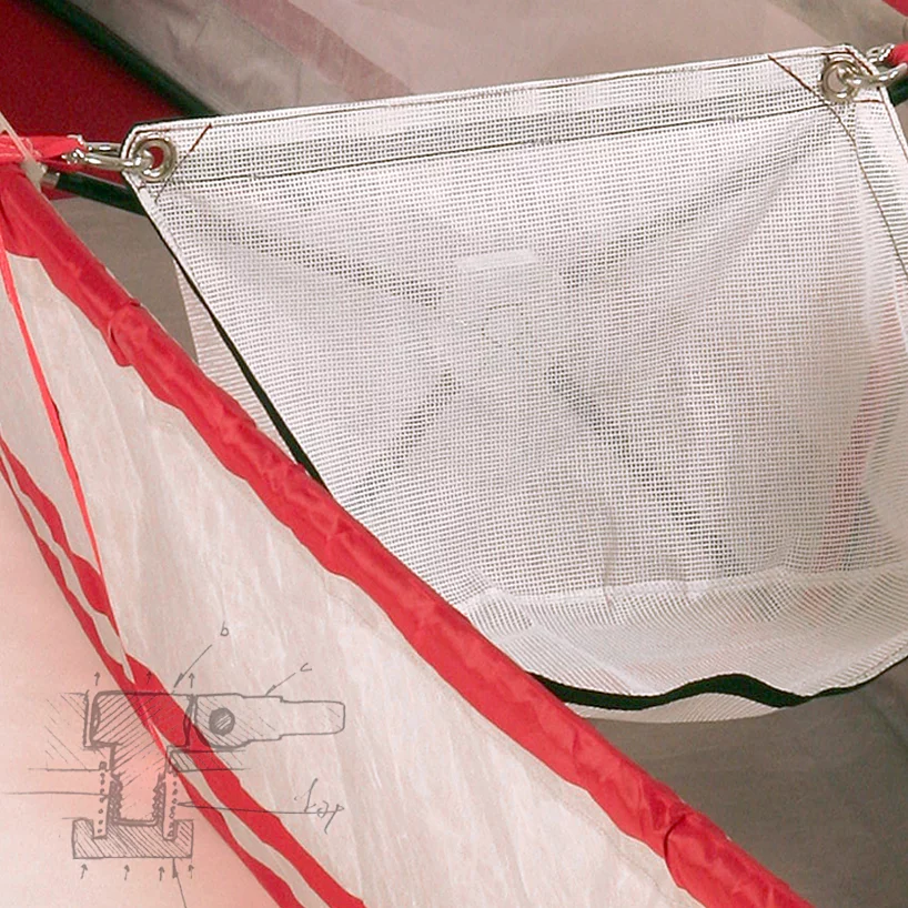 The Adhoc's hammock-style seat (Photo: Ori Levin)