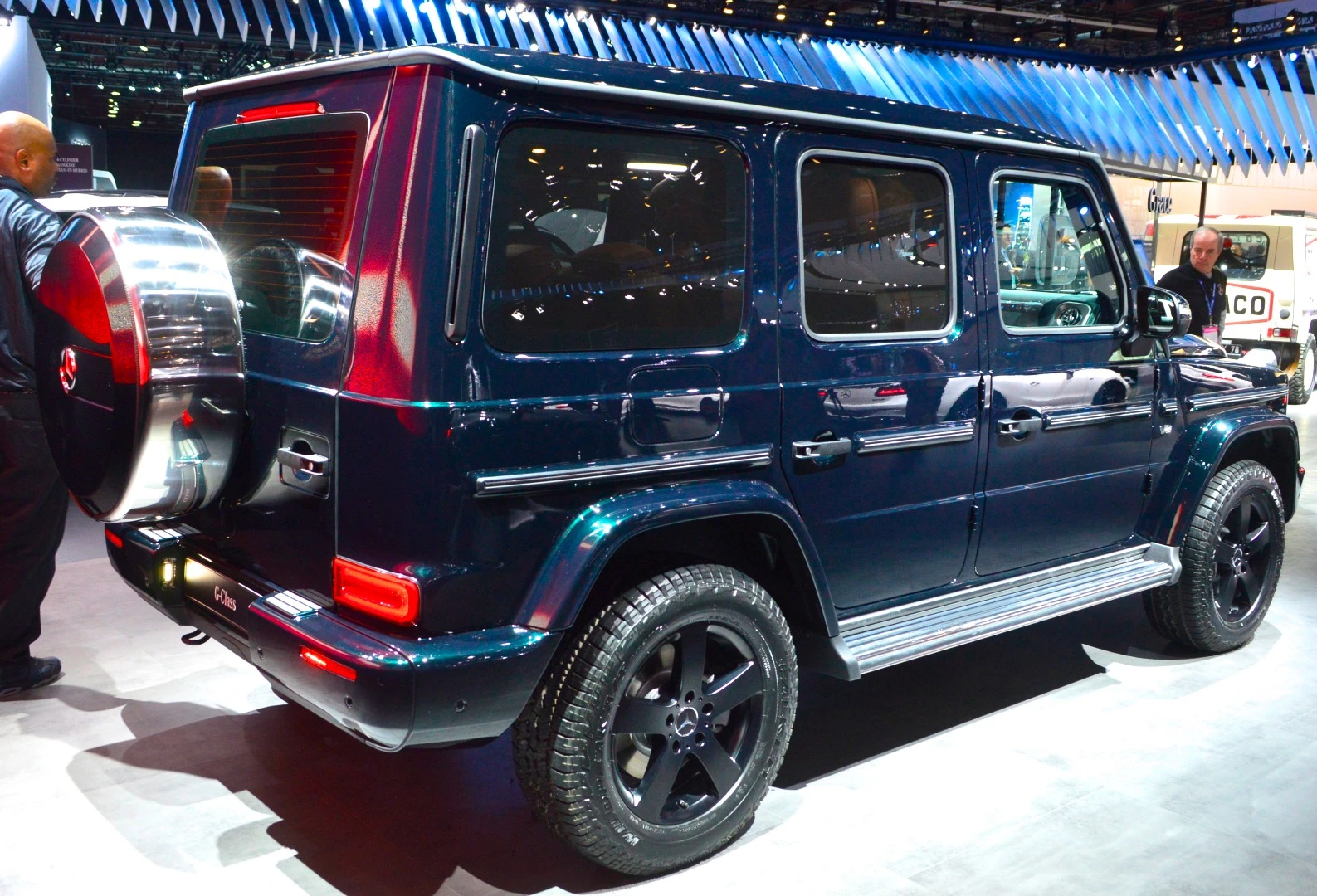 The new G-Class on display at Detroit NAIAS: rear 3/4