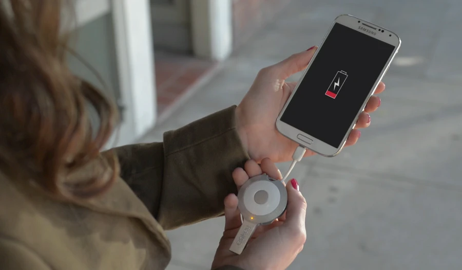 GOkey is a keyring, charger, cable, locator and memory stick all in one