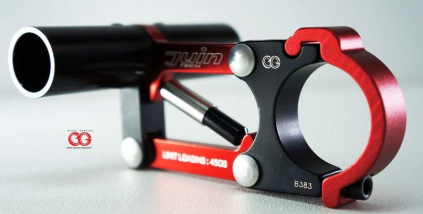 As an added bonus, the extra mounting real estate provided by the AB-1 frees up space on the handlebars themselves