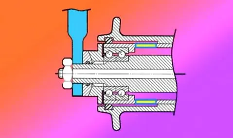 The GOKISO Aerospace Hub has 0.5mm of play between the axle shaft and the hub body, to keep the bearings from being compressed (Image: Kondo)