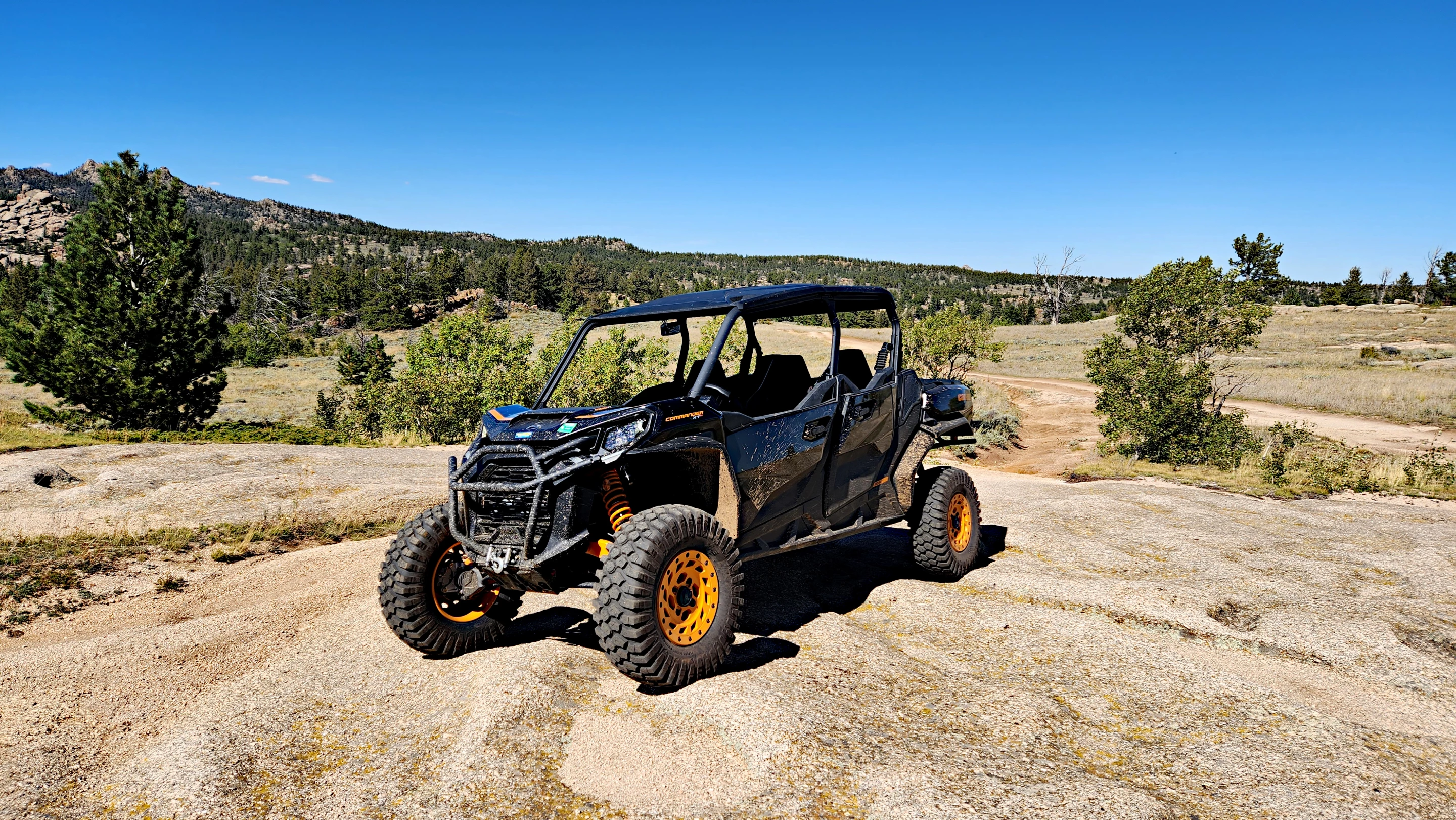 "On the rocks" takes a different meaning when you're with a Can-Am Commander Max XT-P