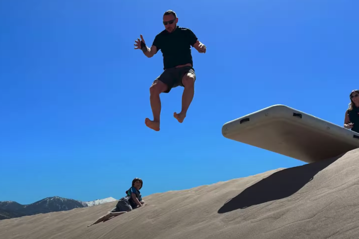 A very unique spin on the diving board