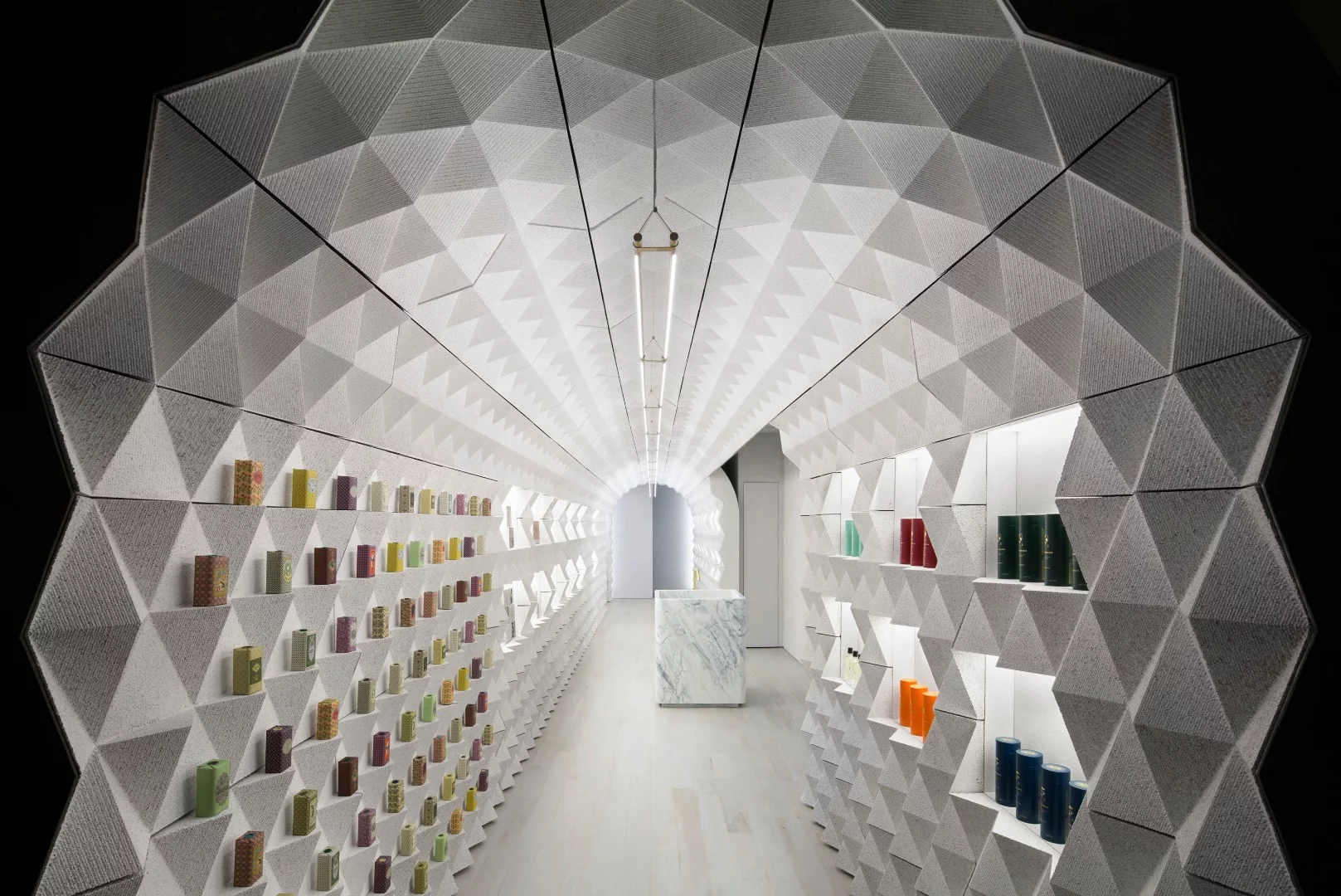 Merit in the Interiors category of the AIANY 2019 Design Awards: Claus Porto in New York, by Tacklebox Architecture