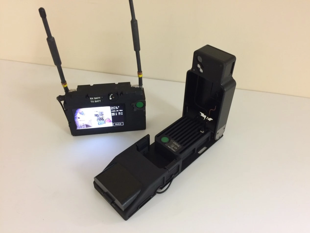 The Cerberus camera arm and receiver