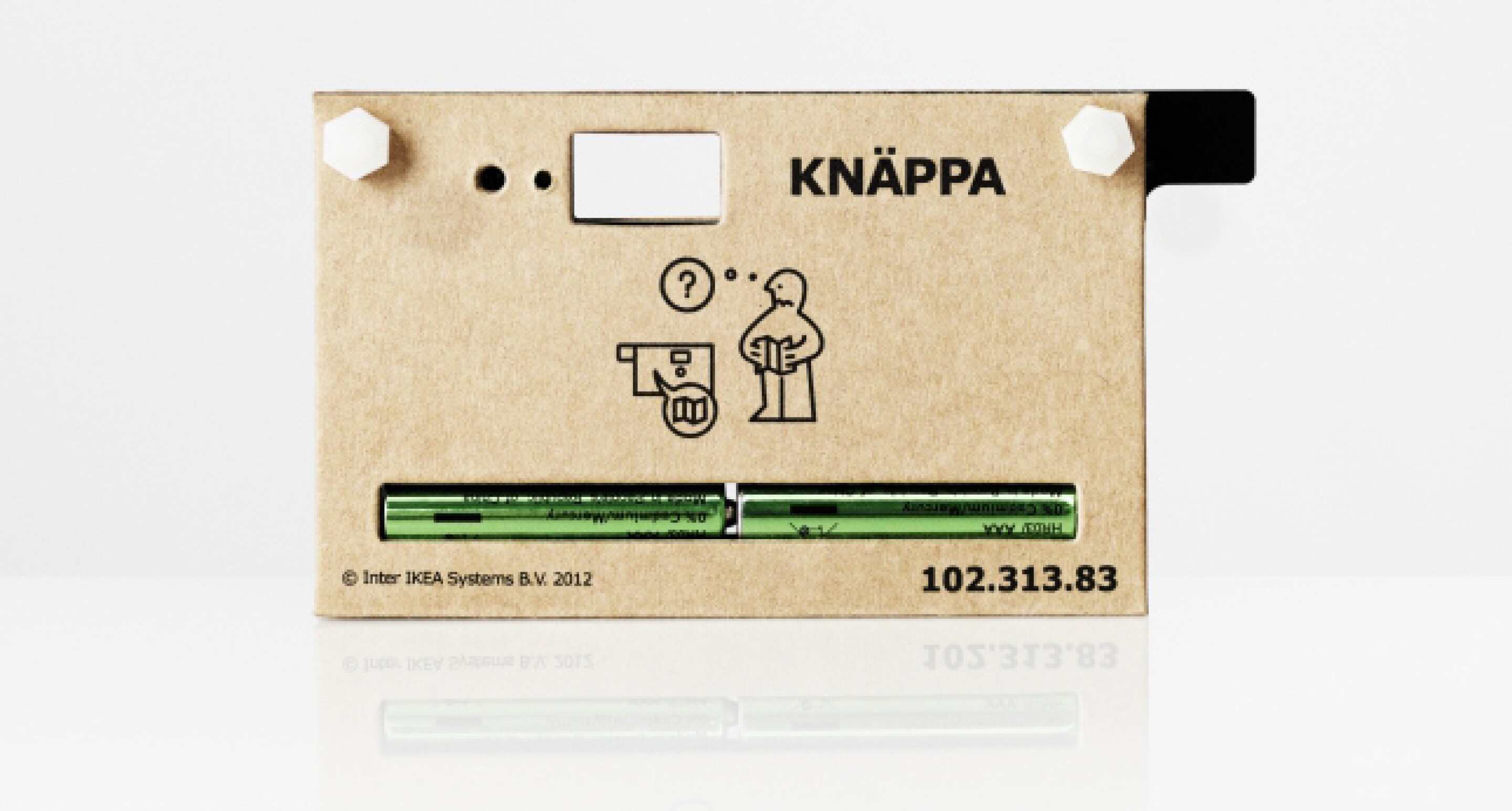 IKEA reveals KNÄPPA cardboard digital camera