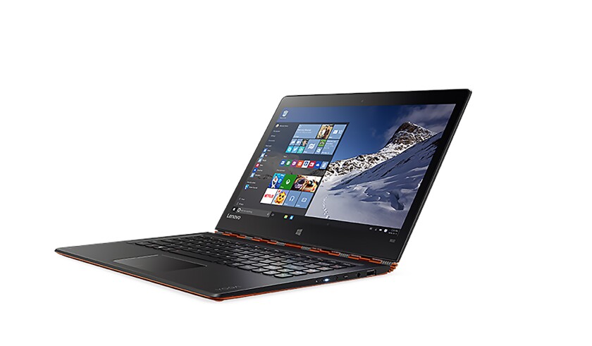 The Yoga 900 runs Windows 10 with (up to) an Intel Core i7 processor on the inside