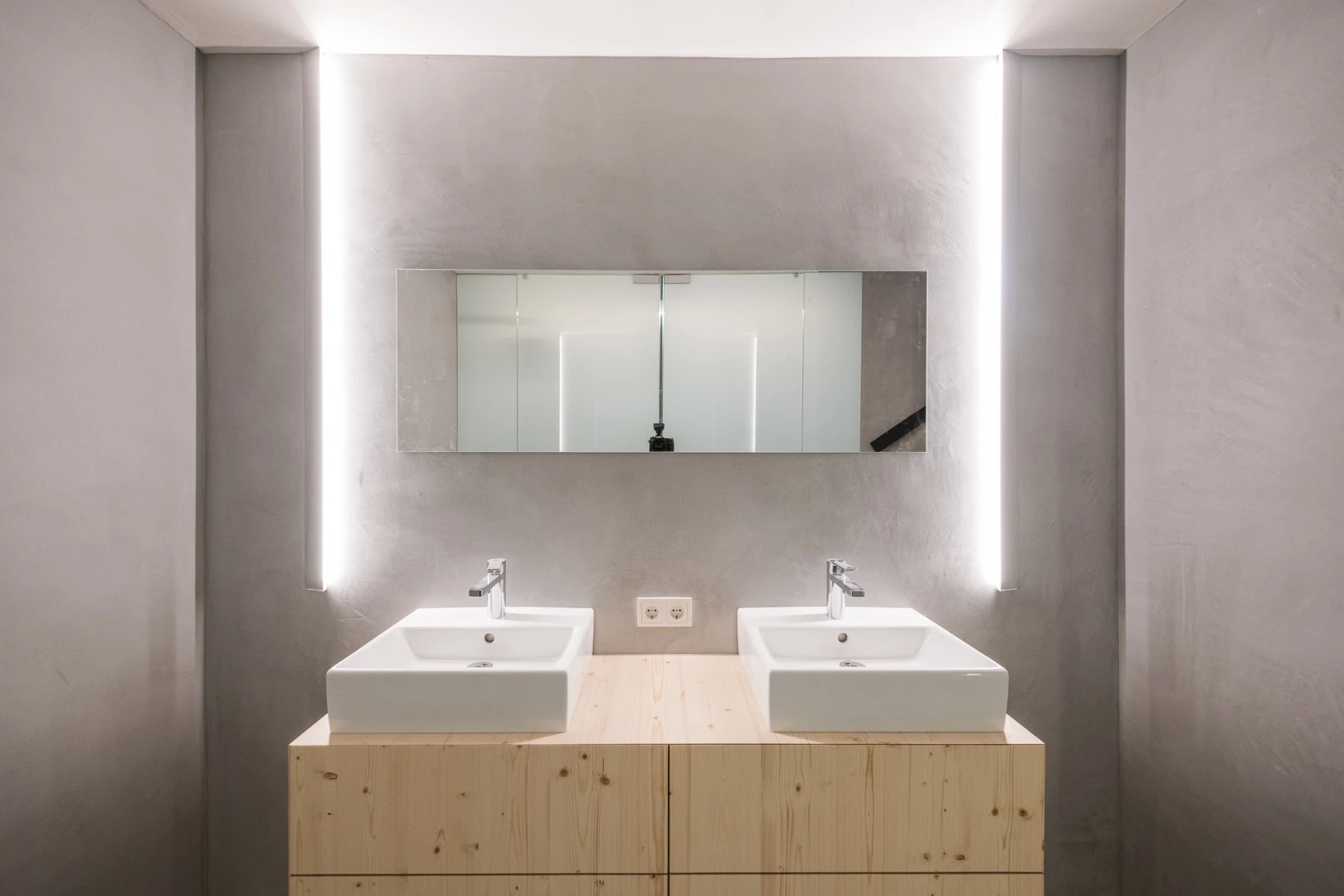 UFO's bathroom, installed in the chalet's basement
