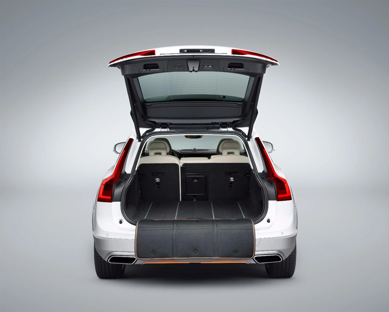 Trunk space of the V90 Cross Country Volvo Ocean Race