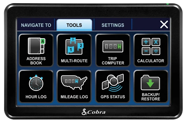 Truckers should appreciate the special features of the Cobra 7750 Platinum