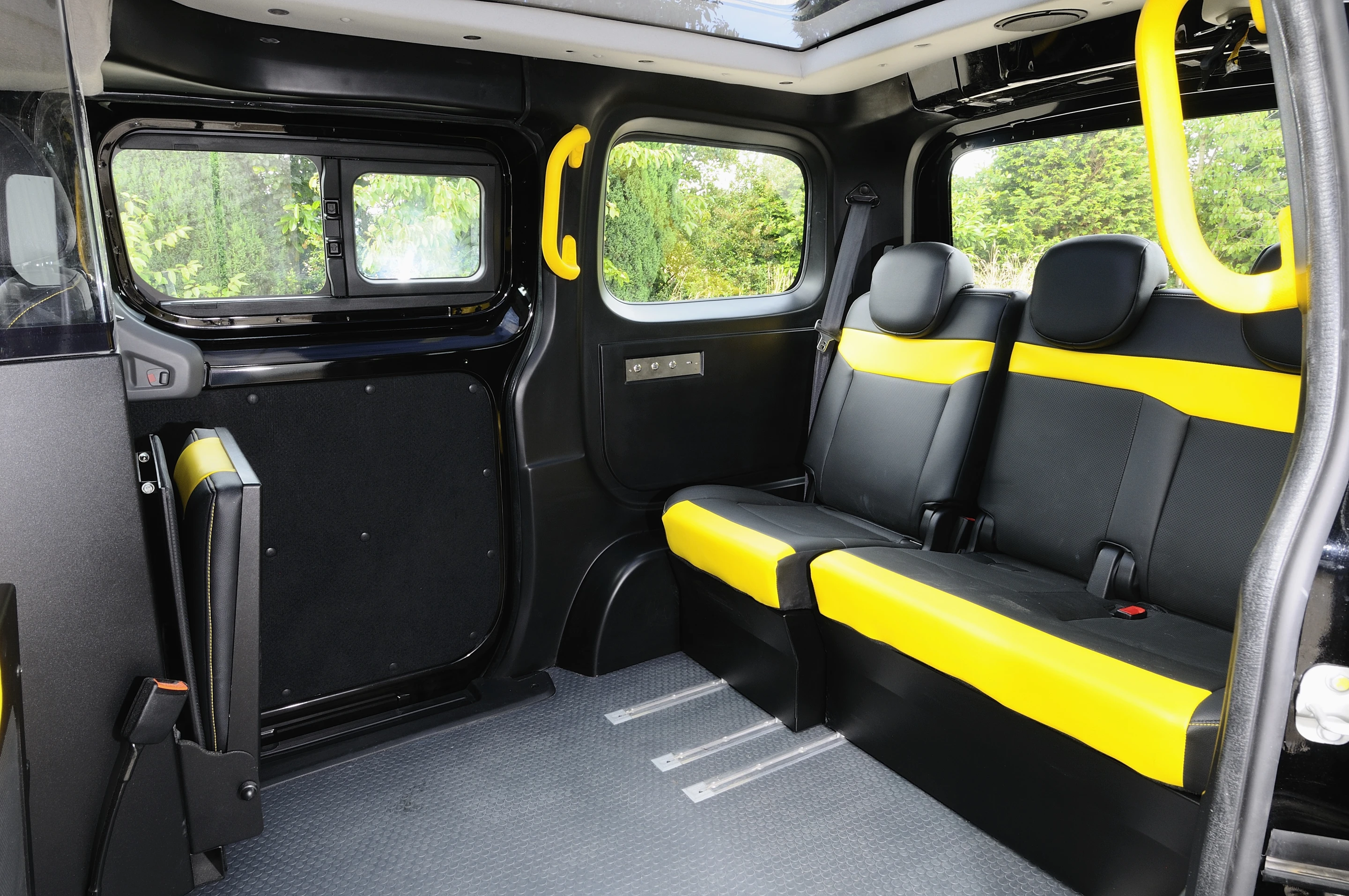 The NV200 can accommodate a wheelchair passenger