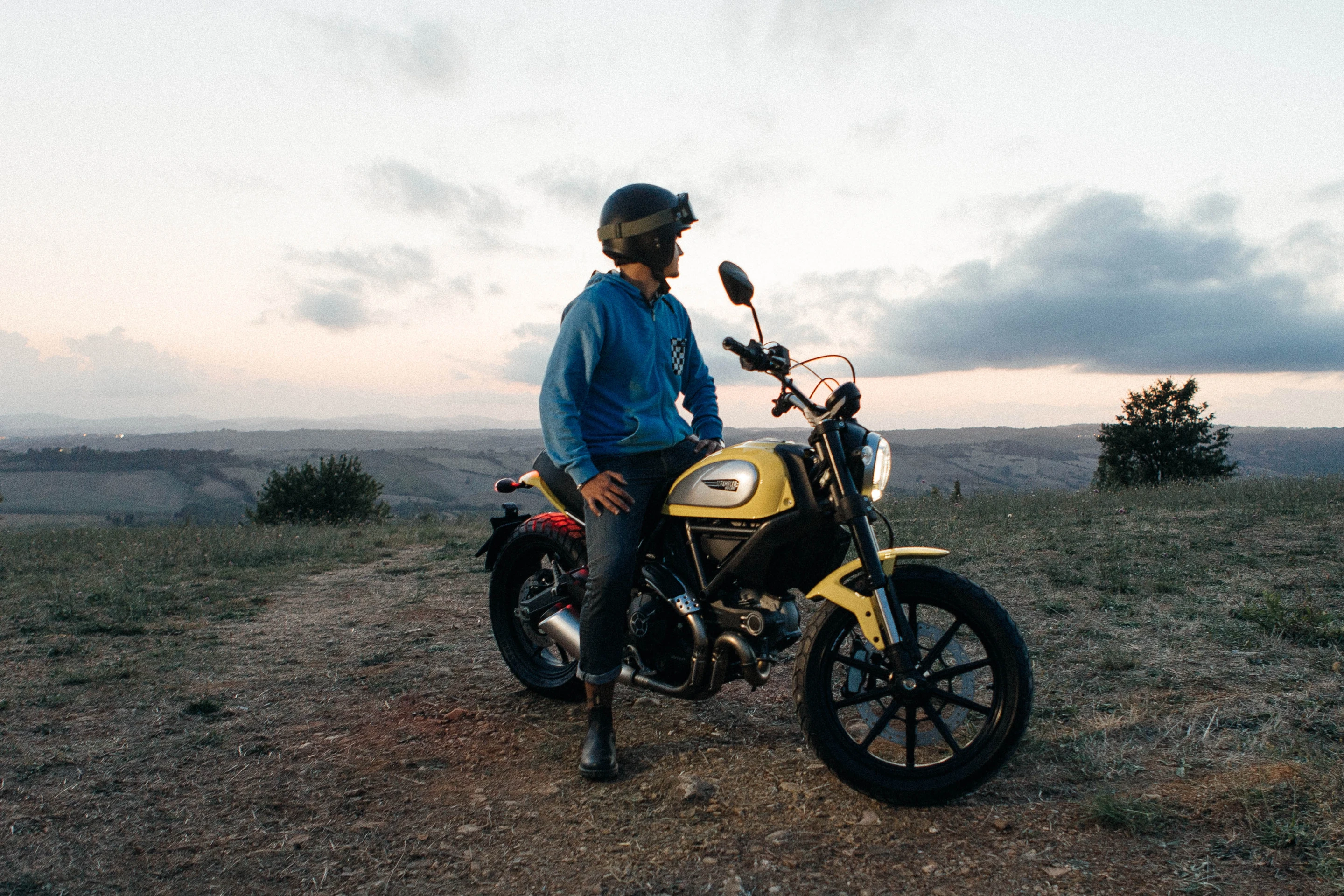 Ducati Scrambler lifestyle photo