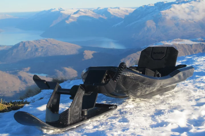 The Stealth-X is a carbon fiber sled designed for speed
