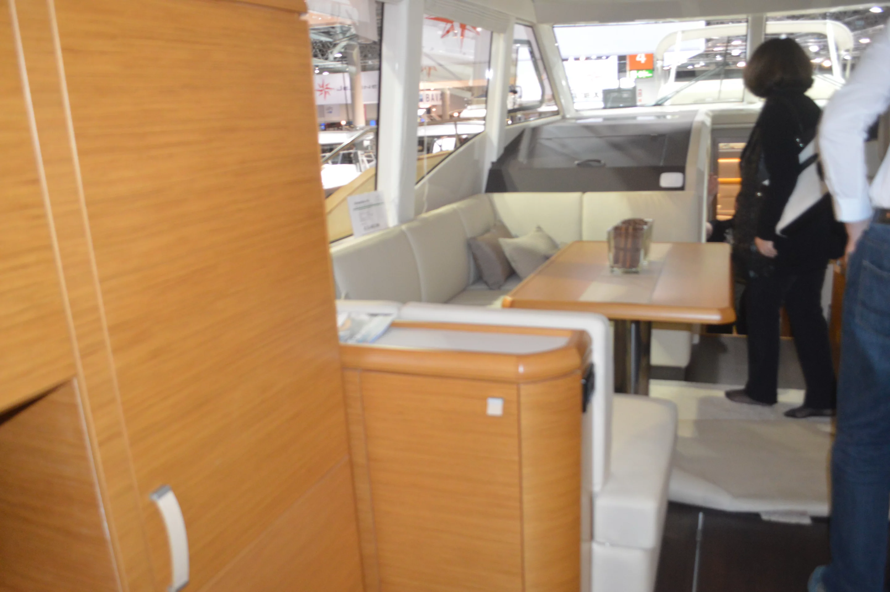 The Greenline 48's salon